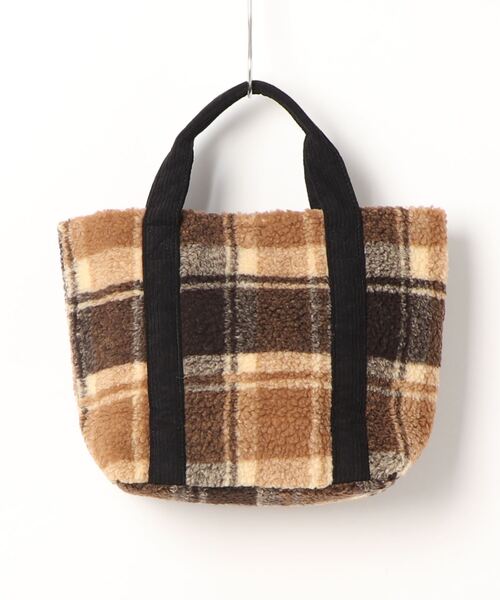 Lee（リー）の「【Lee】ボアトートバッグ（トートバッグ・レディース・ベージュ/グレー/オフホワイト・ONE SIZE）」の4枚目の写真