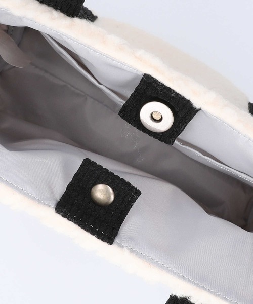 Lee（リー）の「【Lee】ボアトートバッグ（トートバッグ・レディース・ベージュ/グレー/オフホワイト・ONE SIZE）」の13枚目の写真