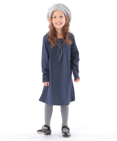 SHIPS（シップス）の「SHIPS KIDS:ベレー帽（ハンチング/ベレー帽・キッズ・ブラック/ベージュ/グレー・ONE SIZE）」の6枚目の写真