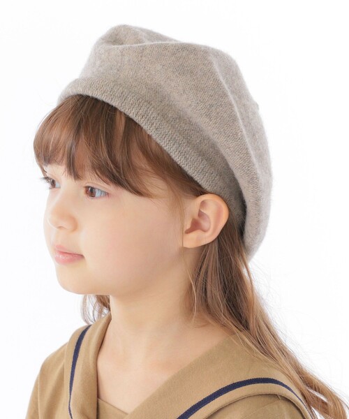 SHIPS（シップス）の「SHIPS KIDS:ベレー帽（ハンチング/ベレー帽・キッズ・ブラック/ベージュ/グレー・ONE SIZE）」の12枚目の写真