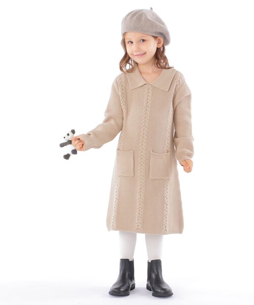 SHIPS（シップス）の「SHIPS KIDS:ベレー帽（ハンチング/ベレー帽・キッズ・ブラック/ベージュ/グレー・ONE SIZE）」の15枚目の写真