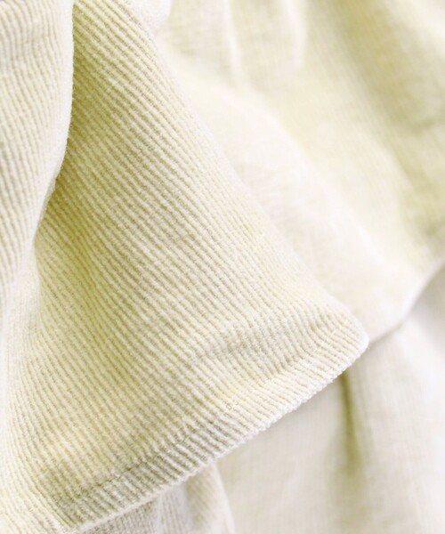 BRANSHES(ブランシェス)の「2段フリルベビーサロペット(サロペット/オーバーオール・キッズ・クリーム/ブラウン・70/80)」の19枚目の写真