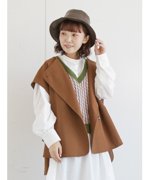 ehka sopo（エヘカソポ）の「ダブルブレストベスト（ベスト）」 - WEAR