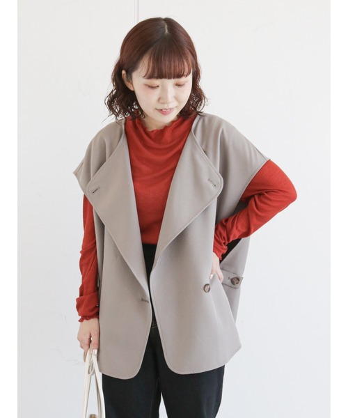 ehka sopo（エヘカソポ）の「ダブルブレストベスト（ベスト）」 - WEAR