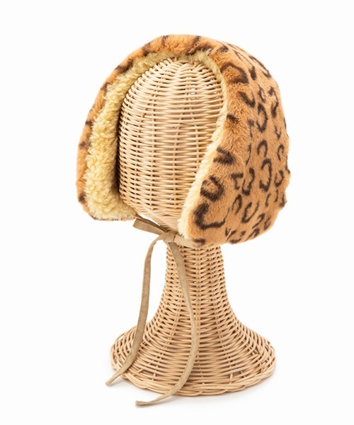 Casselini（キャセリーニ）の「Casselini(キャセリーニ)リバーシブルイヤマフ（マフラー・レディース・ブラック/ライトグレー/ブラウン/アニマル・FREE）」の16枚目の写真