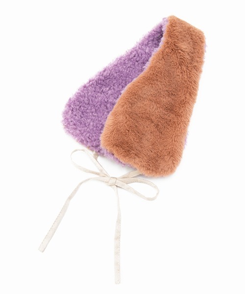 Casselini（キャセリーニ）の「Casselini(キャセリーニ)リバーシブルイヤマフ（マフラー・レディース・ブラック/ライトグレー/ブラウン/アニマル・FREE）」の13枚目の写真