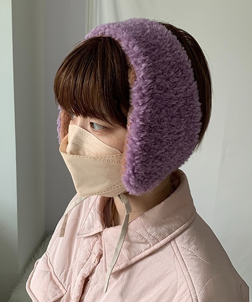 Casselini（キャセリーニ）の「Casselini(キャセリーニ)リバーシブルイヤマフ（マフラー・レディース・ブラック/ライトグレー/ブラウン/アニマル・FREE）」の21枚目の写真