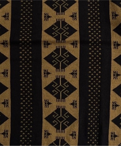 kutir(クティール)の「レトロジャガード柄ニットポロ(ポロシャツ・メンズ・シルバー/ゴールド・MEDIUM/LARGE)」の12枚目の写真