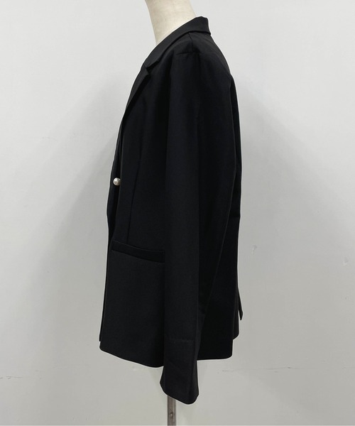 PICCIN PERLA（ピッチンペルラ）の「パールボタンテーラードジャケット（テーラードジャケット・レディース・ベージュ/ブラック・M）」の6枚目の写真