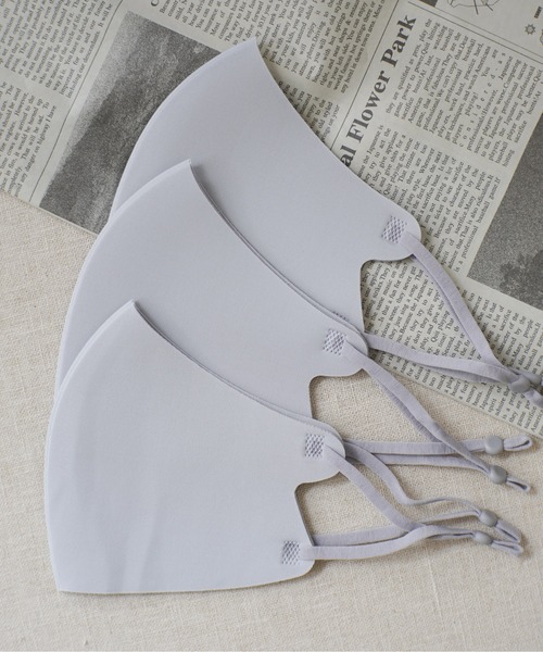 Port(ポート)の「【 まるで天使のつけ心地 】< WEB限定 > 無地 あいまい カラー マスク セット(マスク・レディース・ホワイト/ブラック/グレー/ヘザーグレー/ベビーピンク/チャコールグレー・FREE)」の4枚目の写真