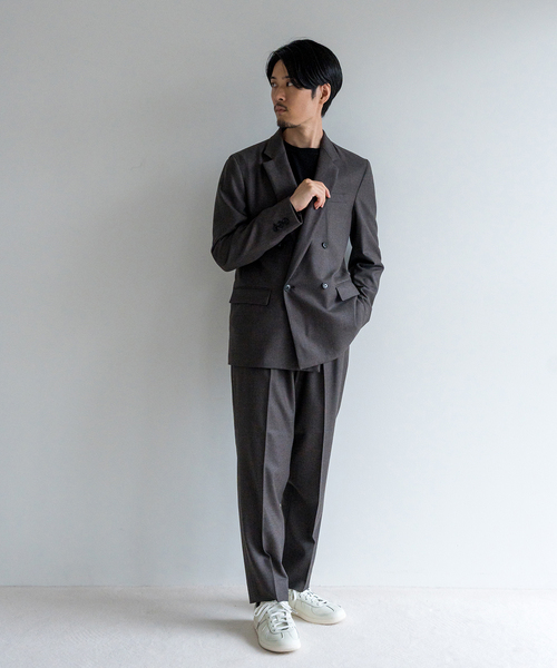 EDIFICE（エディフィス）の「サキソニー 1タック スラックス【セットアップ着用可】（その他パンツ・メンズ・ネイビー/ベージュ系その他/ブラウン/カーキ・LARGE/SMALL/X-LARGE/MEDIUM）」の12枚目の写真