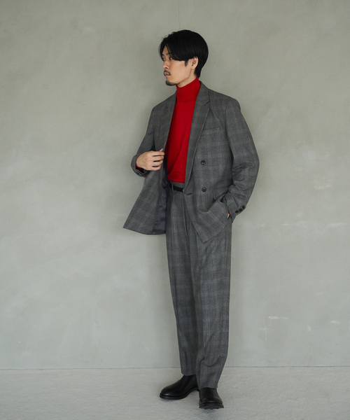 EDIFICE（エディフィス）の「サキソニー 1タック スラックス【セットアップ着用可】（その他パンツ・メンズ・ネイビー/ベージュ系その他/ブラウン/カーキ・LARGE/SMALL/X-LARGE/MEDIUM）」の20枚目の写真