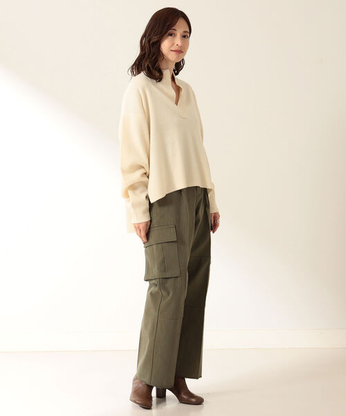 【美品】デミルクスビームス ウール カシミヤ ハイネックプルオーバーニット 美品⁑デミルクスビームス ウールカシミヤ ハイネックニットプル