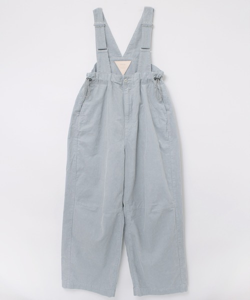 RNA（アールエヌエー）の「O0686 コーデュロイミリタリーサスペンダー（サロペット/オーバーオール・レディース・オフホワイト/グレイッシュブルー/ブラウン・MEDIUM）」の3枚目の写真