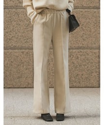 Re:EDIT | [WINTER COLLECTION][低身長/高身長/大きいサイズ有]起毛ジャージーストレートセンターピンタックパンツ(その他パンツ)