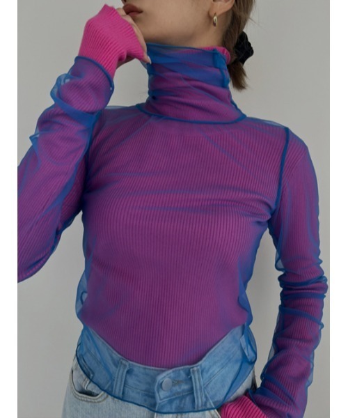 AMAIL(アマイル)の「Suke standard cloth(シャツ/ブラウス・レディース・ブルー/ブラック/ピンク・FREE)」の3枚目の写真