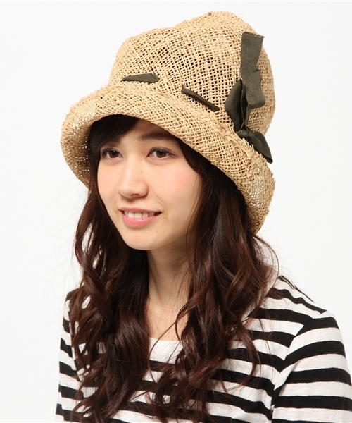 Demi-Luxe BEAMS(デミルクス ビームス)の「KIJIMA TAKAYUKI / リボン ハット(ハット・レディース・オリーブ/その他1・ONE SIZE)」の3枚目の写真