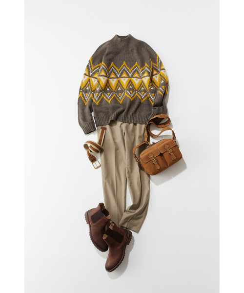 Banana Republic（バナナリパブリック）の「レザー クロスボディバッグ（ボディバッグ/ウエストポーチ・メンズ・キャメル・ONE SIZE）」の7枚目の写真