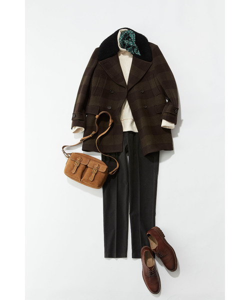 Banana Republic（バナナリパブリック）の「レザー クロスボディバッグ（ボディバッグ/ウエストポーチ・メンズ・キャメル・ONE SIZE）」の8枚目の写真