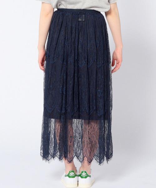 Another Edition（アナザーエディション）の「レースロングスカートⅡ/ AEFC LACE LONG SK Ⅱ（スカート・レディース・ホワイト/ネイビー・フリー）」の13枚目の写真