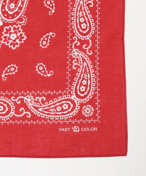 SHIPS(シップス)の「ELEPHANT BRAND: バンダナ スカーフ(バンダナ/スカーフ・メンズ・ホワイト/ネイビー/レッド・ONE SIZE)」の5枚目の写真