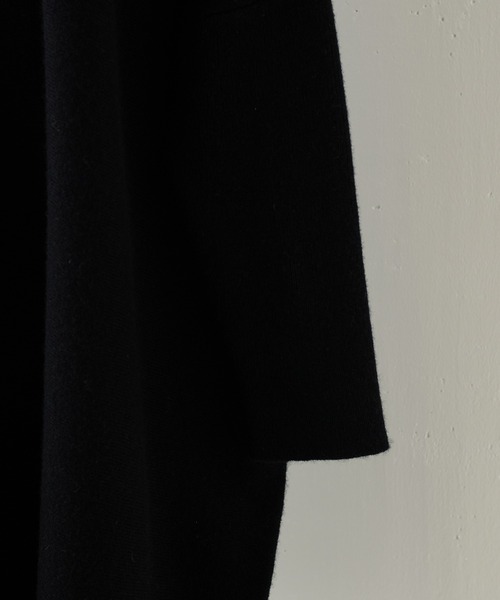 BEARDSLEY（ビアズリー）の「ビッグロングタートルネックニット（ニット/セーター・レディース・ブラック/ダークグレー・FREE）」の13枚目の写真