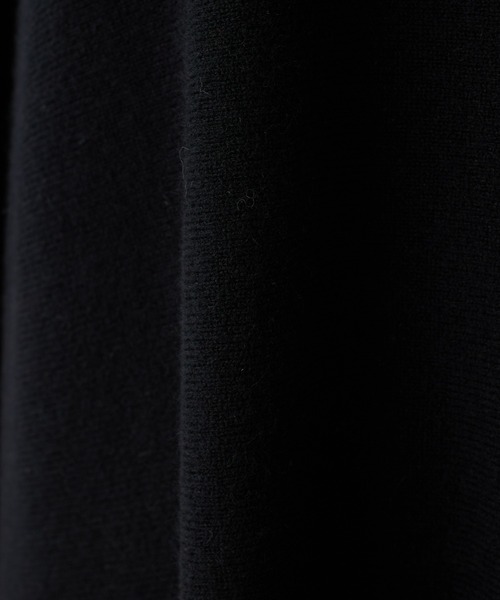 BEARDSLEY（ビアズリー）の「ビッグロングタートルネックニット（ニット/セーター・レディース・ブラック/ダークグレー・FREE）」の15枚目の写真