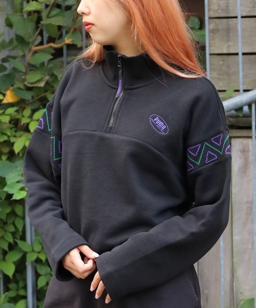 PUMA×P.A.M./プーマ×パム W Half-Zip ハーフジップを使ったレディース 