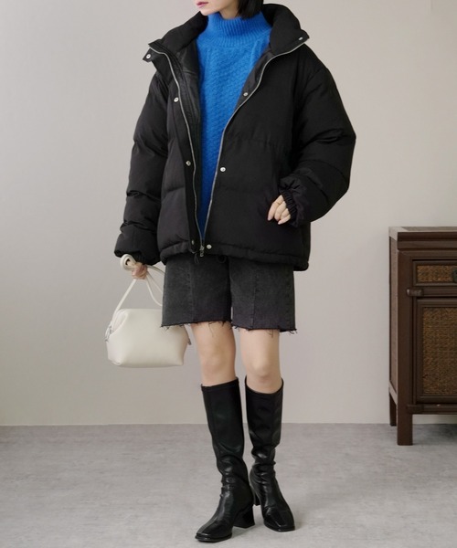 IAMUSE（アイアミューズ）の「スクエアトゥロングブーツ S0783【IAMUSE】（ブーツ・レディース・ブラック・23.5cm/23cm/24cm/24.5cm）」の17枚目の写真