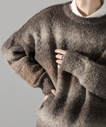 【Adoon plain】グラデーションルーズニット