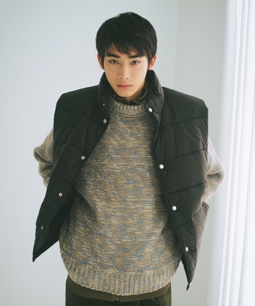 WHIMSIC(ウィムジック)の「【WHIMSIC】レトロパディングベスト(ベスト・メンズ・ブラック/グリーン/イエロー/パープル/オレンジ/ブルー・FREE)」の7枚目の写真