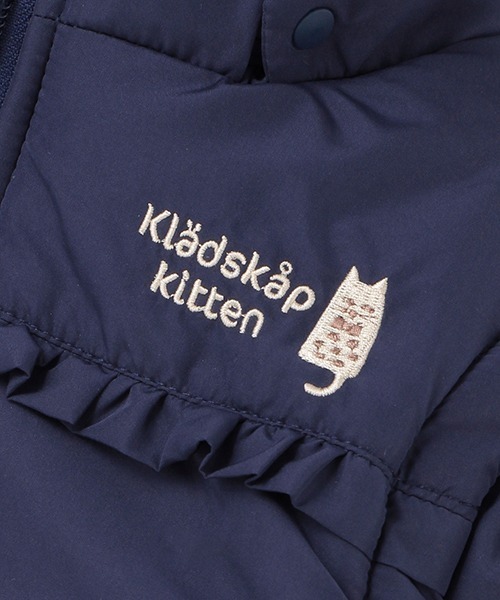 kladskap(クレードスコープ)の「ネコワンポイント3way中わたブルゾン(ブルゾン・キッズ・ピンク/ネイビー・120cm/90cm/110cm/100cm)」の15枚目の写真