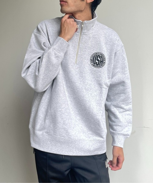 CPCM（シーピーシーエム）の「13オンス裏起毛胸刺繍ハーフシップスウェット（スウェット・レディース・グリーン/グレー/チャコールグレー・LARGE/MEDIUM）」の17枚目の写真