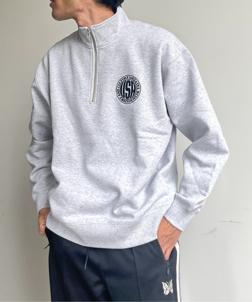 CPCM（シーピーシーエム）の「13オンス裏起毛胸刺繍ハーフシップスウェット（スウェット・レディース・グリーン/グレー/チャコールグレー・LARGE/MEDIUM）」の19枚目の写真