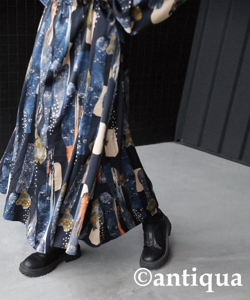 antiqua（アンティカ）の「フロントジップブーツ（ブーツ・レディース・ブラック/ブラウン系その他・37/38/39/40/41）」の8枚目の写真