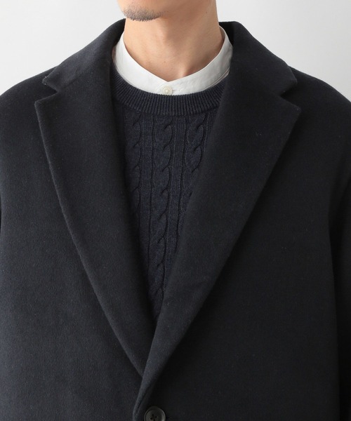 GLOBAL WORK（グローバルワーク）の「ウールリバーBIGチェスター/281847（チェスターコート・メンズ・カーキ/ダークブラウン/ダークブルー・MEDIUM/LARGE/SMALL）」の20枚目の写真