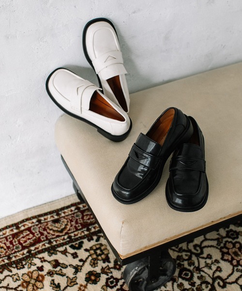 セール】square toe loafer/スクエアトゥローファー（ローファー