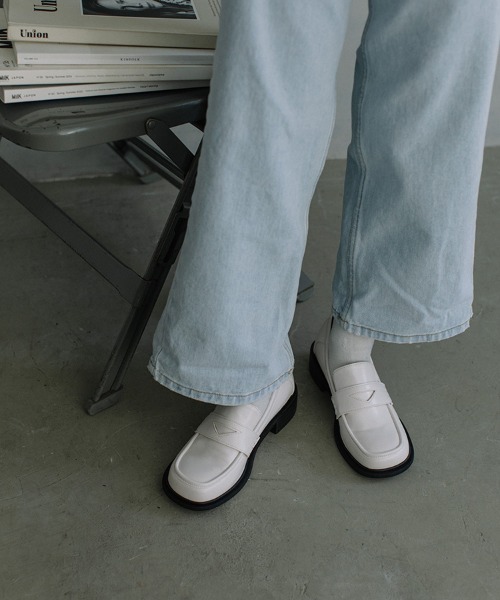 セール】square toe loafer/スクエアトゥローファー（ローファー