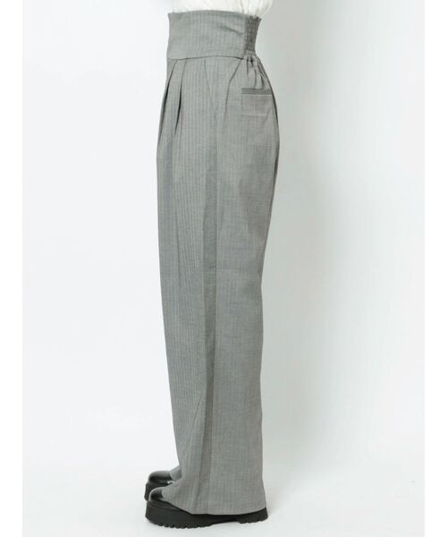 EMODA（エモダ）の「スーパーハイウエストストレートパンツ（その他パンツ・レディース・ブラック/ブルー/グレー・SMALL/MEDIUM）」の15枚目の写真