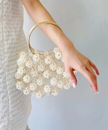 Charles Chaton | Galaxy Pearl Beaded Bag(ハンドバッグ)