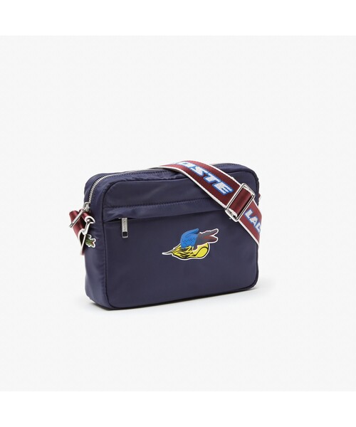 LACOSTE(ラコステ)の「ホリデイ ロゴストラップ&バッジクロスオーバーバッグ(ショルダーバッグ・メンズ・ブルー・FREE)」の3枚目の写真