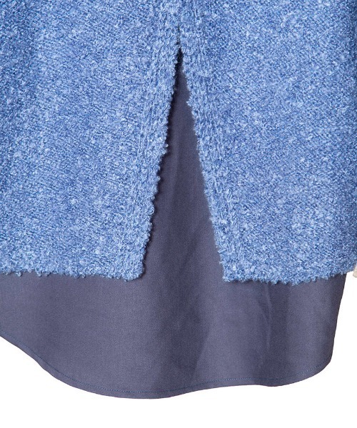 NO ID.（ノーアイディ）の「mn2708-ドッキングニットオフタートルPO（ニット/セーター・メンズ・ブルー/ブラック/グレー・ONE SIZE）」の16枚目の写真