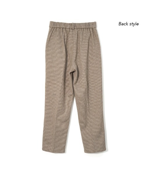 flower(フラワー)の「シェイプチェックパンツ(スラックス・レディース・ブラウン/ベージュ・FREE)」の13枚目の写真