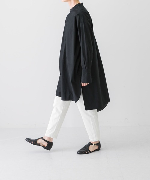 かぐれ（カグレ）の「コットンチュニックシャツ（シャツ/ブラウス