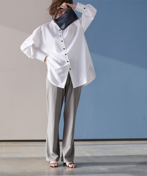 UR'S(ユアーズ)の「スリムフレアパンツ(その他パンツ・レディース・グレー/ブラック・S/M/L)」の15枚目の写真