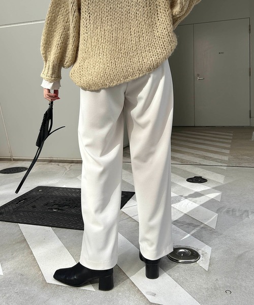 CAPRICIEUX LE'MAGE（カプリシューレマージュ）の「カットジョーゼットパンツ（その他パンツ・レディース・ホワイト系その他/ベージュ/ブラック・36/38）」の22枚目の写真