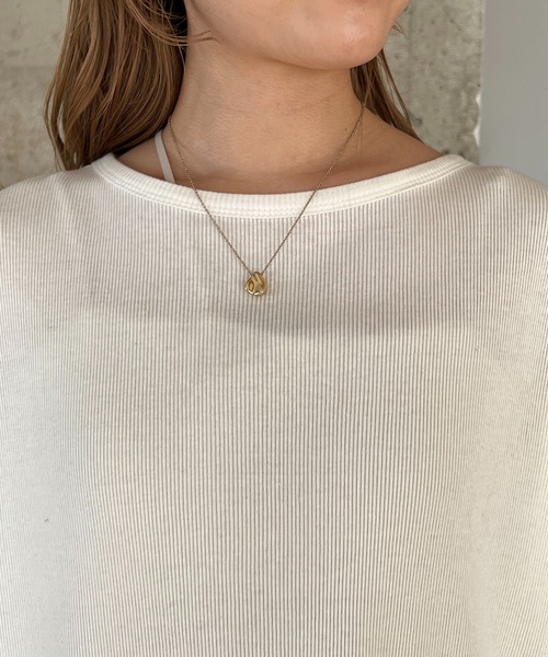 CAPRICIEUX LE'MAGE(カプリシューレマージュ)の「長袖カットソー(Tシャツ/カットソー・レディース・ホワイト・FREE)」の7枚目の写真