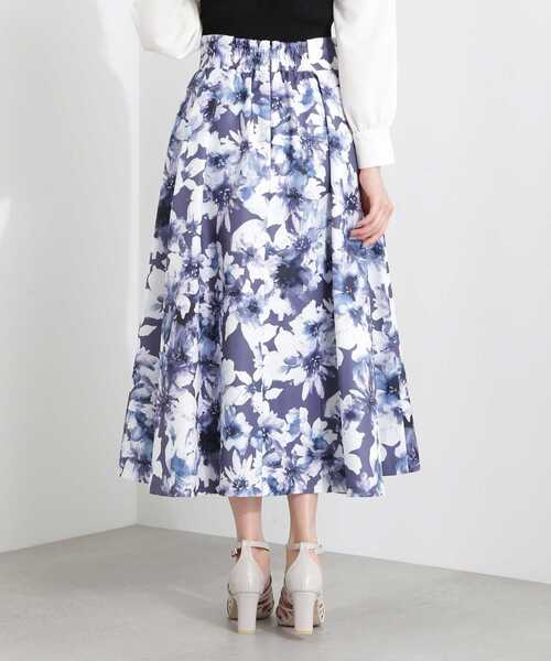 PROPORTION BODY DRESSING（プロポーションボディドレッシング）の「タックフラワースカート / 1213120116（スカート・レディース・ダークグレー/ホワイト・SMALL/MEDIUM）」の10枚目の写真