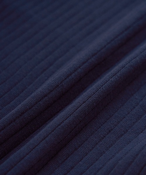 ROPE' PICNIC(ロペピクニック)の「オーガニックスイスコットン7分袖ニットプルオーバー(ニット/セーター・レディース・オフホワイト/ブルー系その他4/ネイビー/ピンク・38)」の9枚目の写真