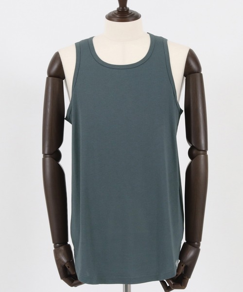 ANGENEHM(アンゲネーム)の「mta491-Hem Round Long Length Tank top (MADE IN JAPAN) タンクトップ(タンクトップ・メンズ・ブラック/ホワイト/グレー・M/L)」の21枚目の写真